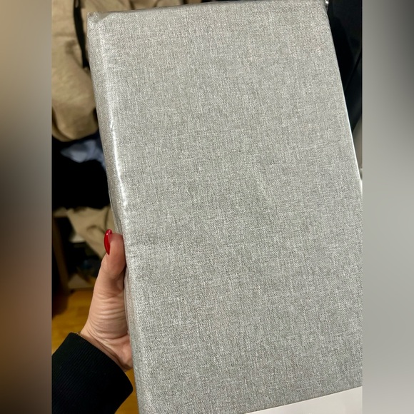 Urban Barn light grey drape panels 96” - Picture 5 of 5